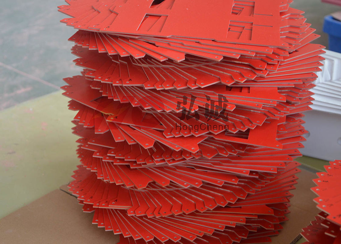 Onverzadigde Polyester Gelamineerde Rode Upgm 203 Bladsterkte Met grote trekspanning